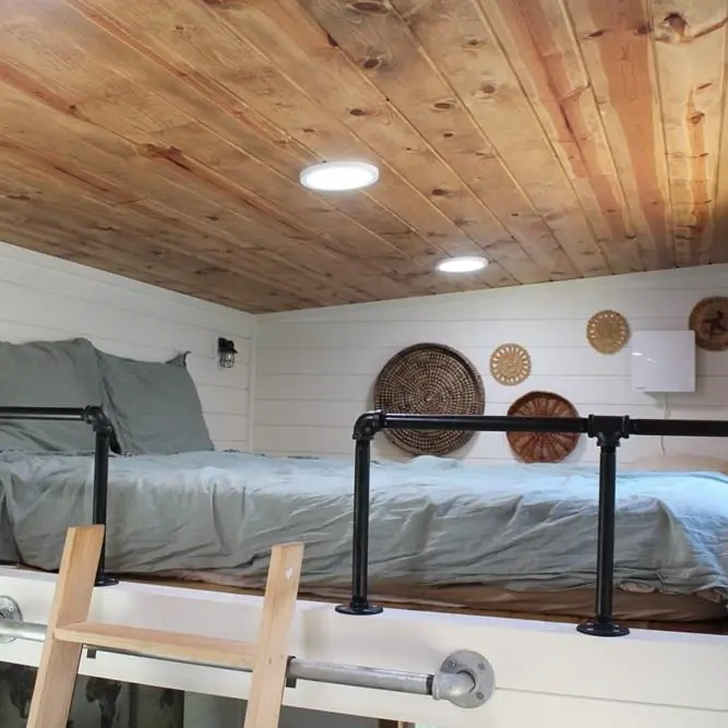0571 Unique 28 x 8.5 custom built tiny house for sale smallhometours.com 8