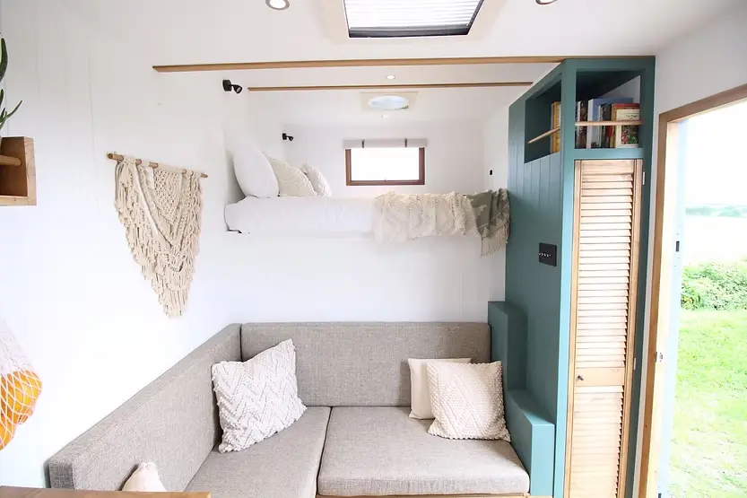 0572 This beauty of a Volkswagen van is well and truly a one of a kind tiny home on wheels smallhometours.com 11