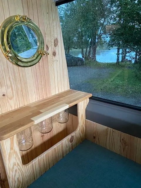 0574 Gorgeous automatic Mercedes Sprinter with solar power lpg gas and water storage on board smallhometours.com 2