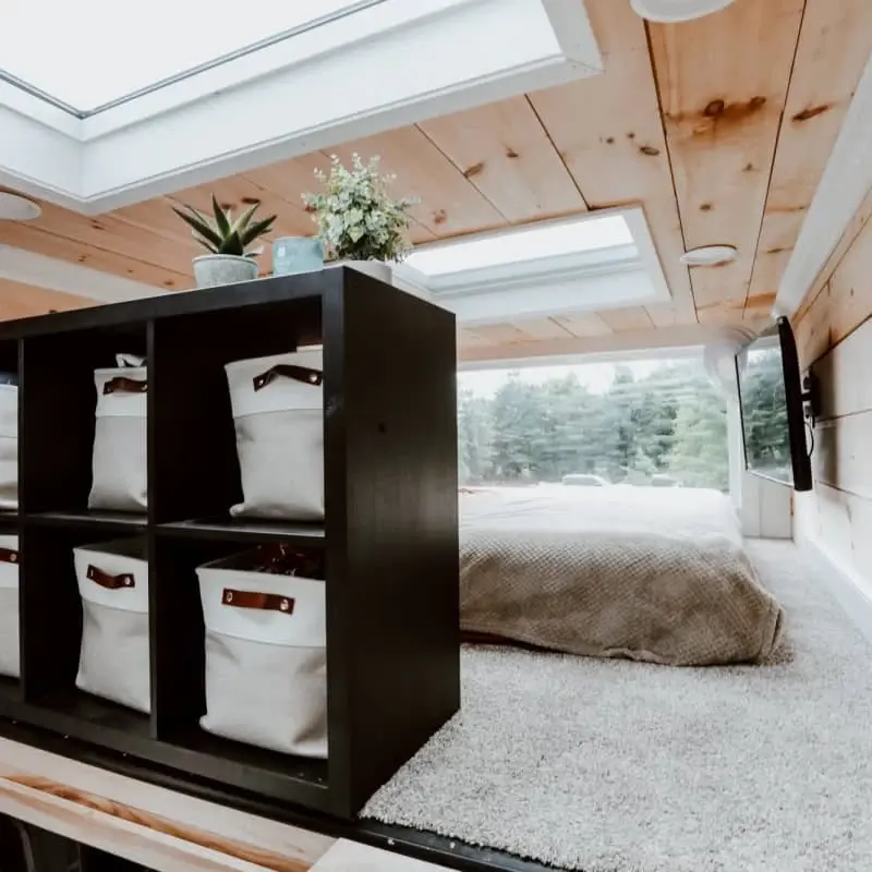 0575 Stunning new build tiny house with four skylights smallhometours.com 2