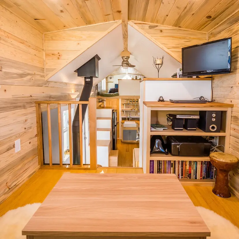 0577 Stunning tiny house that combines modern style with farmhouse style accents smallhometours.com 1