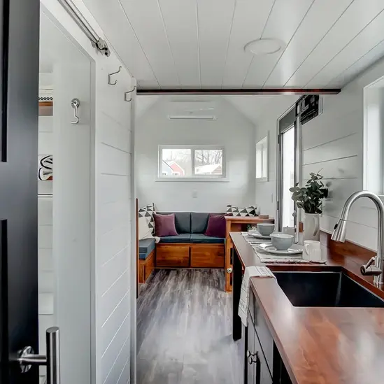 0579 20 ft tiny house built in benches w storage 72000 smallhometours.com 5