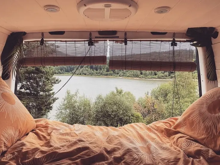 0596 Stunning 2020 luxury fully off grid motorhome conversion on a 2007 Mercedes sprinter smallhometours.com 8