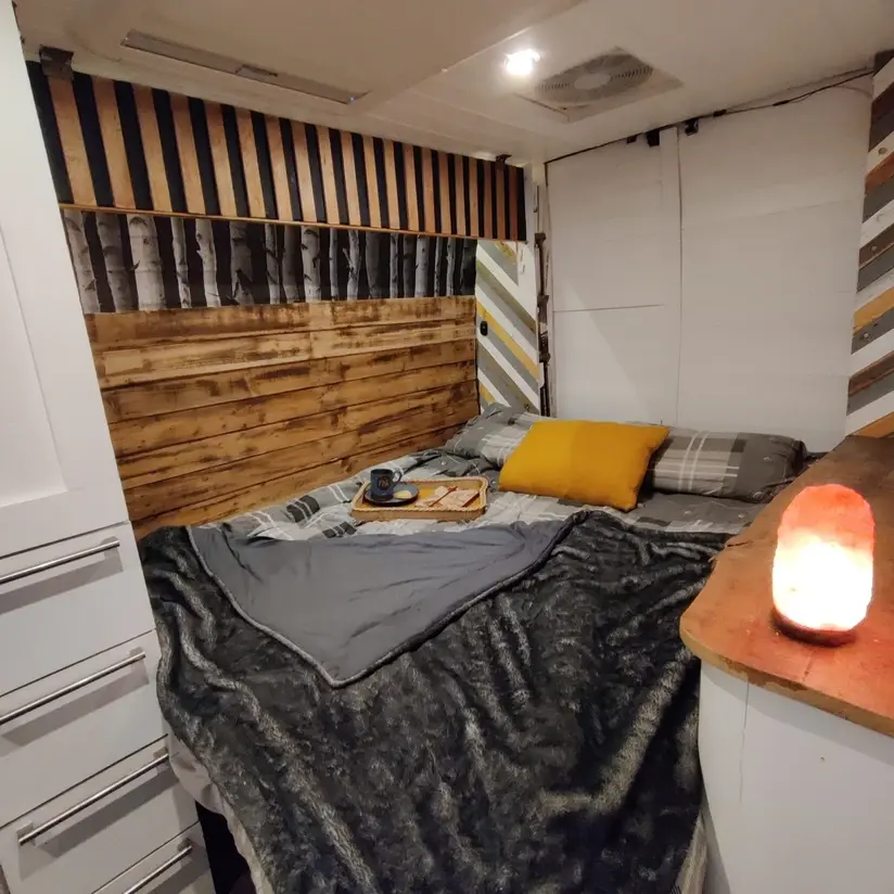 0602 Bespoke van conversion with fully electrical system to avoid using gas smallhometours.com 1