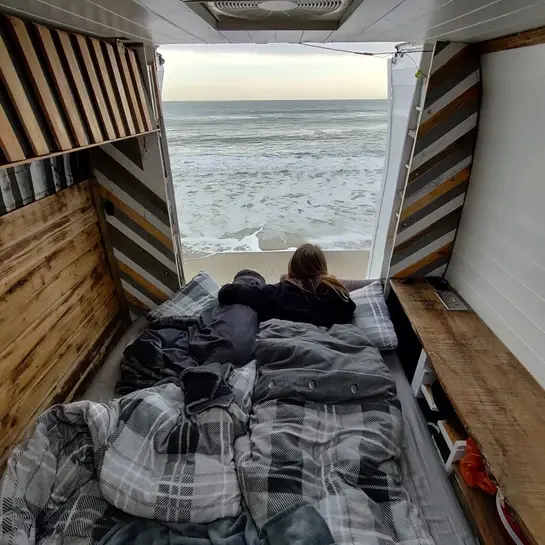 0602 Bespoke van conversion with fully electrical system to avoid using gas smallhometours.com 5