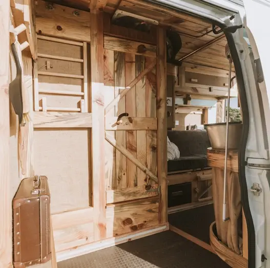 0608 Dont be fooled by his rustic interior this LDV van is packed with cool features smallhometours.com 9