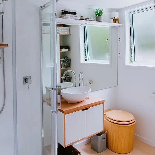 0611 Gorgeous tiny house on wheels with DIYer design smallhometours.com 10