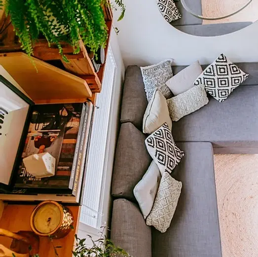 0611 Gorgeous tiny house on wheels with DIYer design smallhometours.com 13