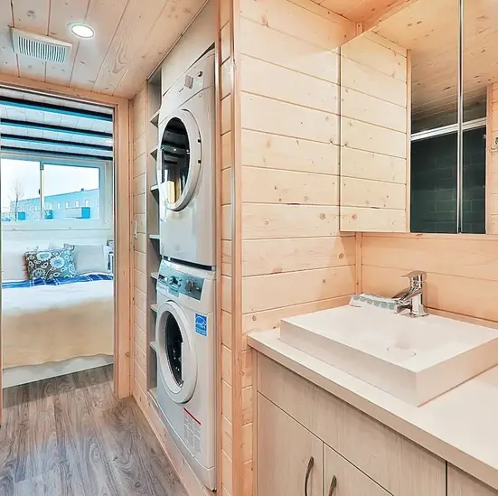 0613 Beautiful tiny house with a modern interior and a unique floor plan smallhometours.com 6