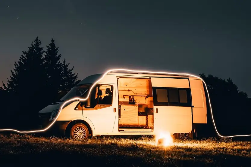 0614 Scandi style ford LWB transit no tiny caravan sinks here smallhometours.com 3