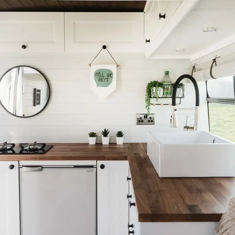 0622 Beautiful couple build their own camper from scratch smallhometours.com 3