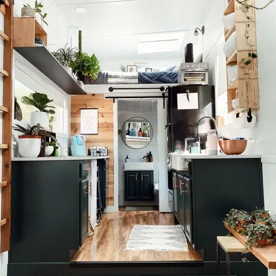 0623 Building a tiny house yourself isnt easy but this couple have made a gorgeous DIY tiny house 25k smallhometours.com 10