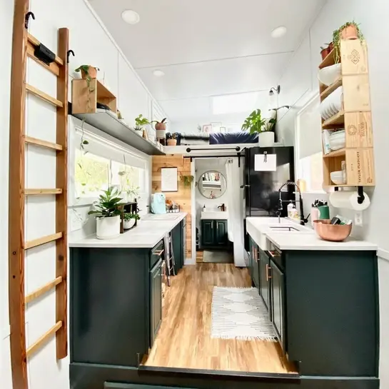 0623 Building a tiny house yourself isnt easy but this couple have made a gorgeous DIY tiny house 25k smallhometours.com 12