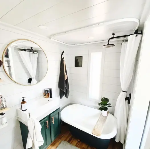 0623 Building a tiny house yourself isnt easy but this couple have made a gorgeous DIY tiny house 25k smallhometours.com 8