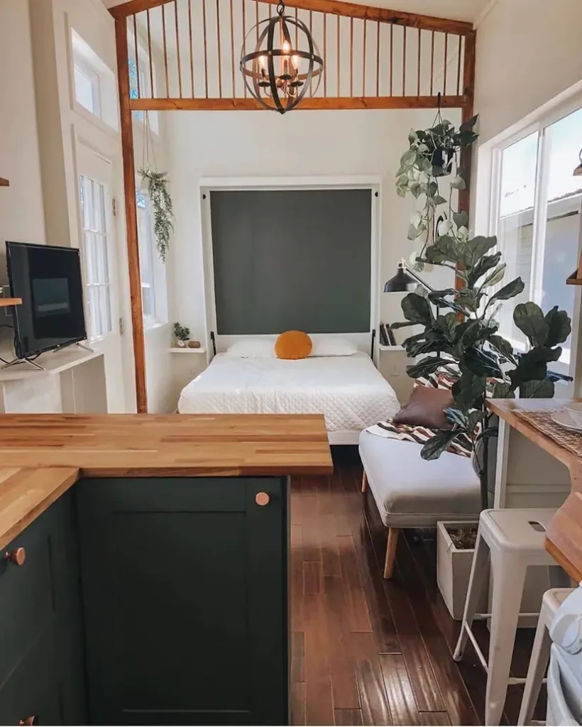 0631 28 Iron Eagle tiny house w sleeping space up to 4 smallhometours.com 10