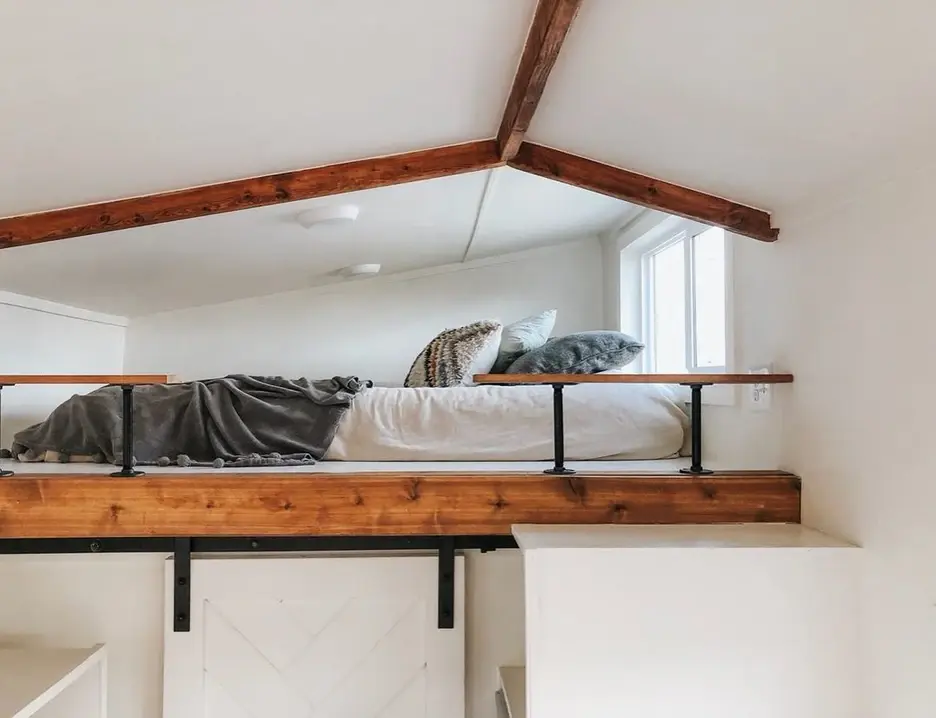 0631 28 Iron Eagle tiny house w sleeping space up to 4 smallhometours.com 5