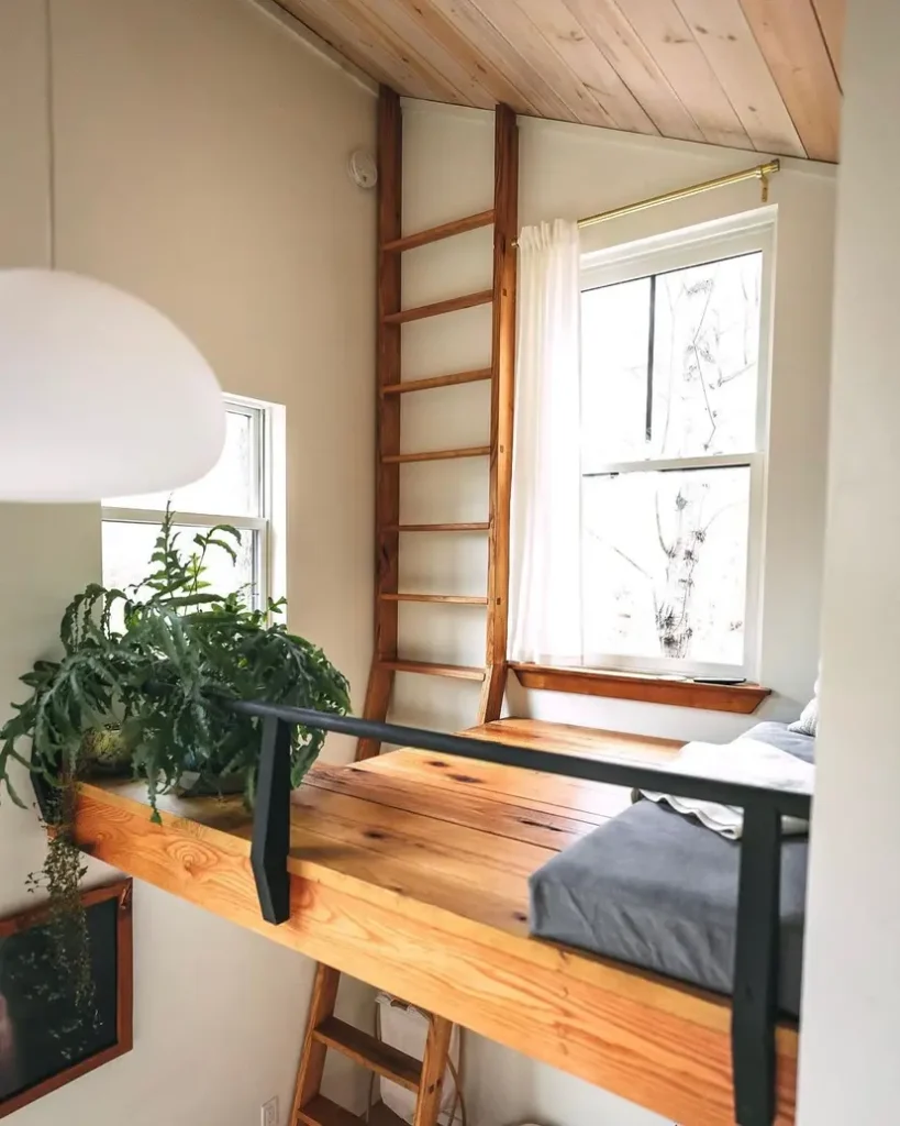 0639 A Stunning 400 sq ft tiny house that has everything including an indoor swing smallhometours.com 4