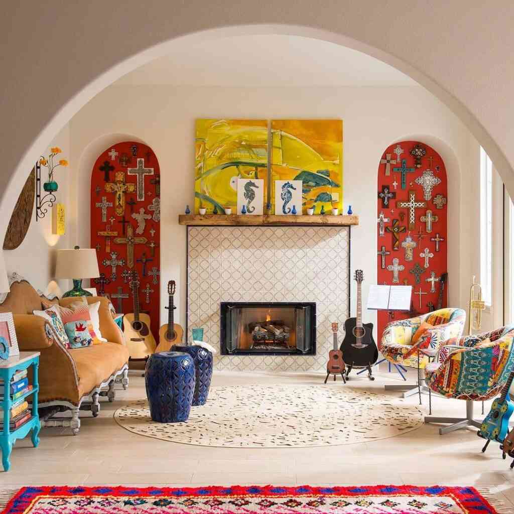 Old Mexican House Interior Design Ideas smallhometours.com 8