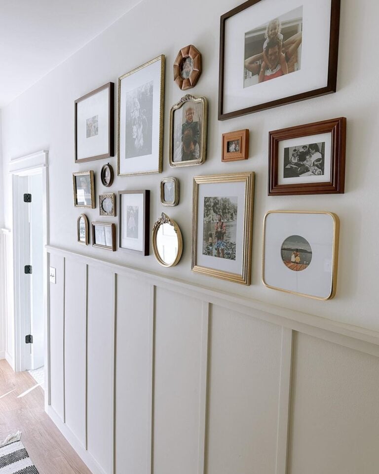Photo Wall Ideas smallhometours.com 27