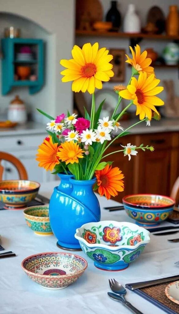 Vintage Mexican House Decor Ideas smallhometours.com 5