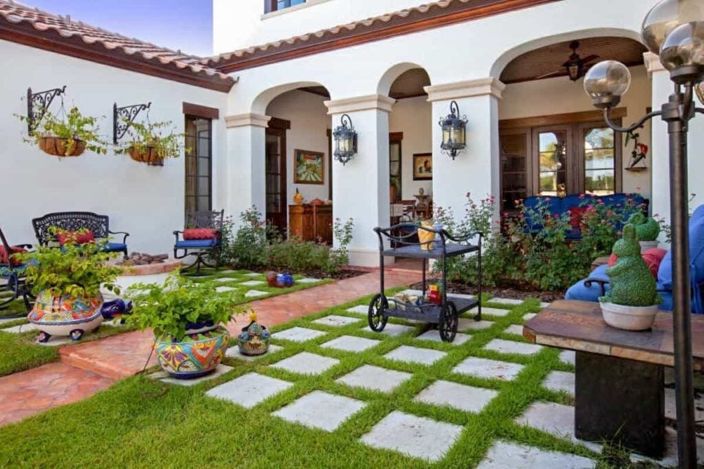 Elegant Mexican Hacienda Spanish-Style 6-Bedroom Timeless Mediterranean Villa