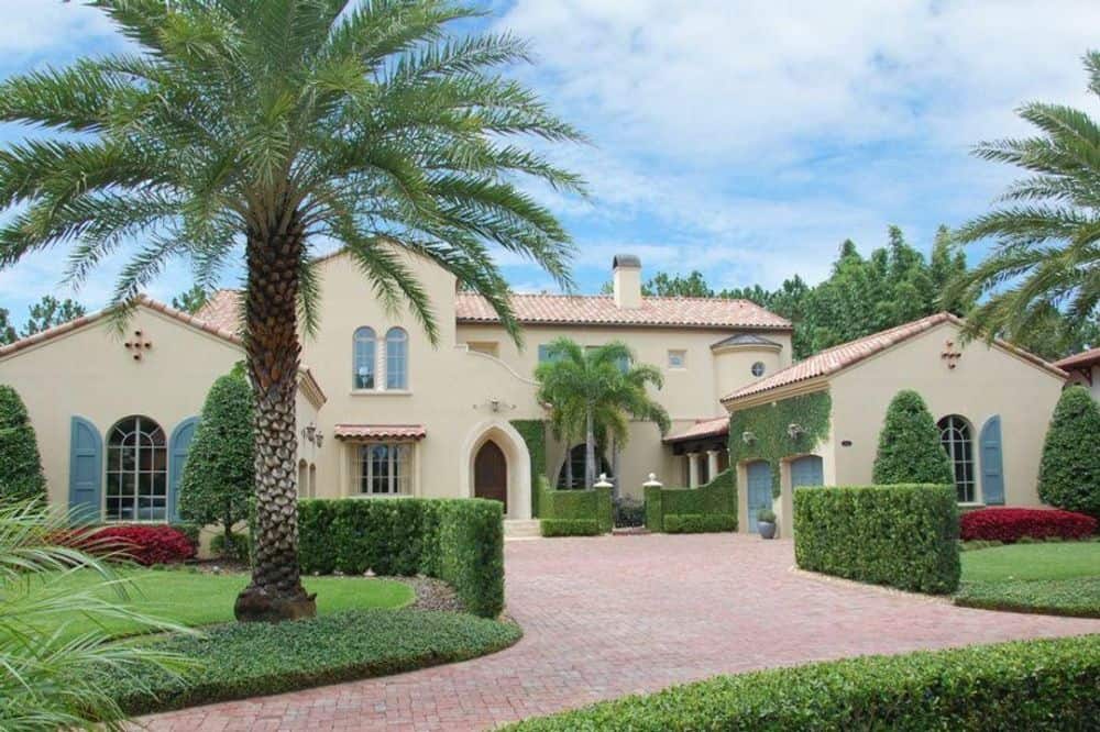 Modern Mexican Hacienda Floor Plan With 5-Bedroom Luxury Mediterranean-Style Home