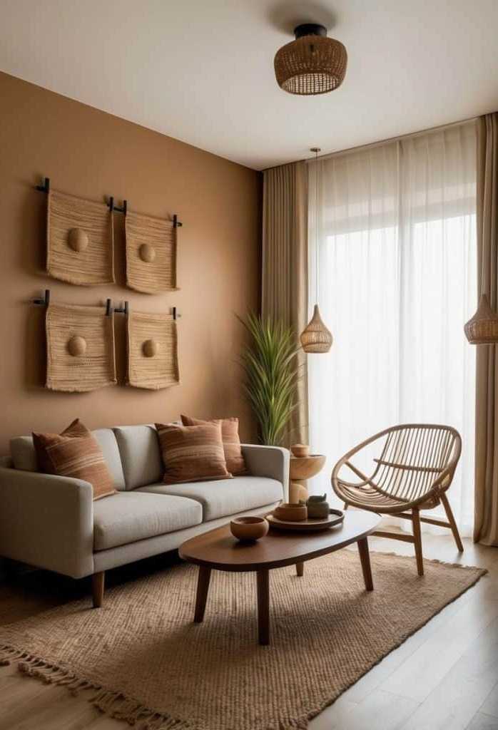 Small Japandi Living Room Decor Ideas for Apartments and Tiny Spaces