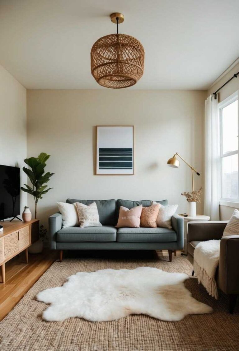 Curated visual reference: Visual Reference: 20 Soothing Small Japandi Living Room Decor Ideas For Apartments