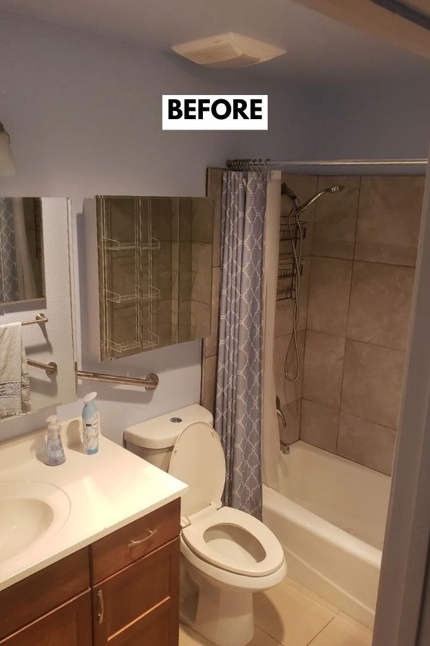 14 Small Bathroom Budget Makeover Before and After Real Remodels That Prove Big Style Is Possible smallhometours.com 2