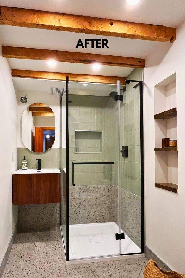 14 Small Bathroom Budget Makeover Before and After Real Remodels That Prove Big Style Is Possible smallhometours.com 24