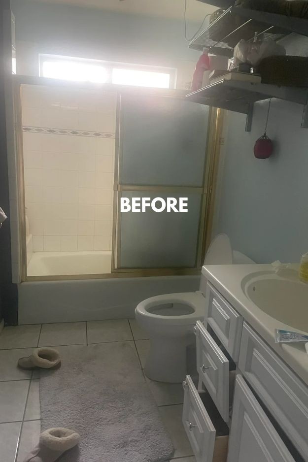 14 Small Bathroom Budget Makeover Before and After Real Remodels That Prove Big Style Is Possible smallhometours.com 30