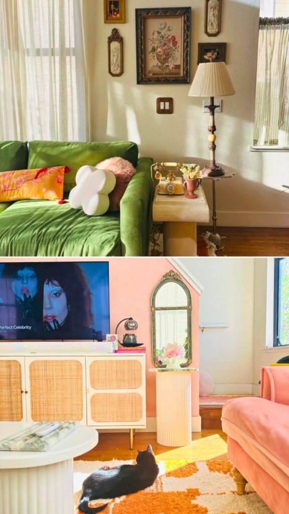 16 Girly Living Room Ideas for Small Spaces for Apartments That Feels Like a Hug smallhometours 22