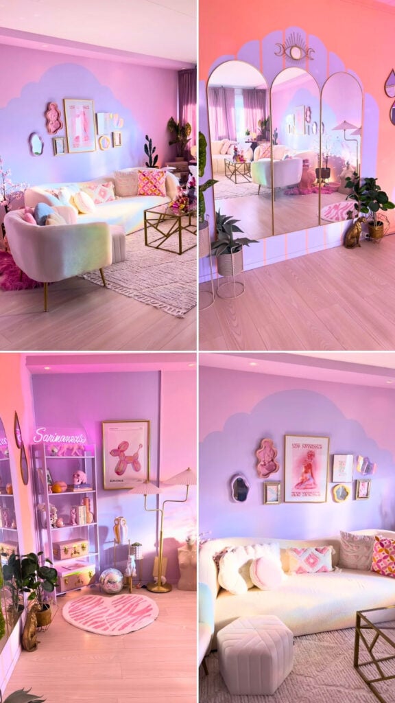 16 Girly Living Room Ideas for Small Spaces for Apartments That Feels Like a Hug smallhometours 34