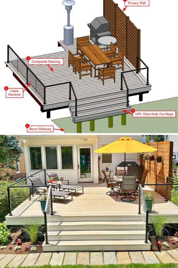 18 Cozy Small Backyard Deck Ideas Made For Slowing Down and Stay a While smallhometours.com 10 1