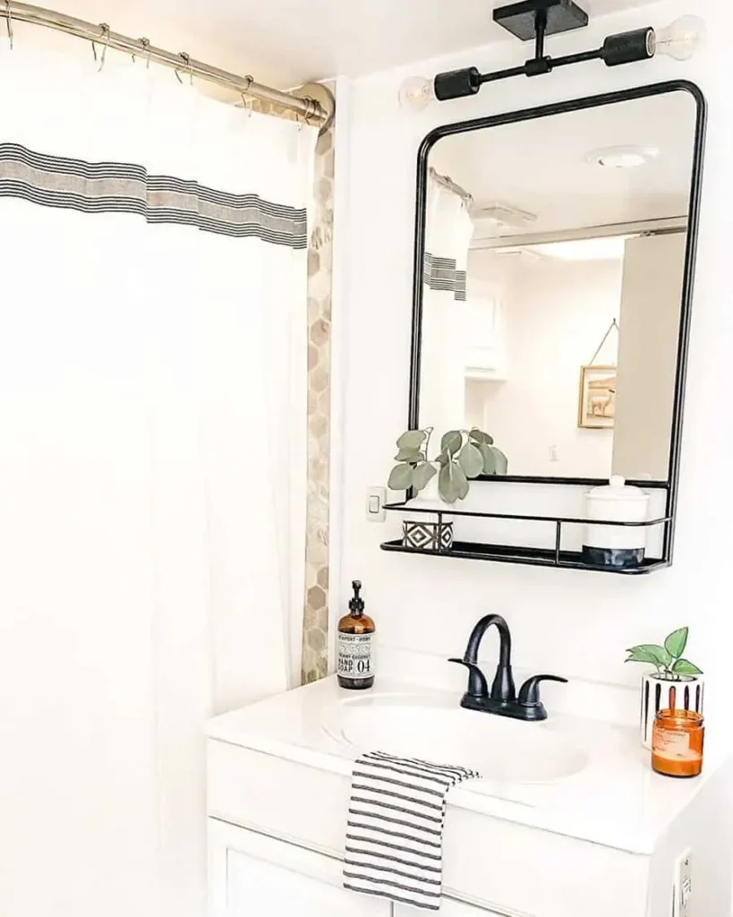 21 Beautiful Small Camper Bathroom Remodel Ideas to Inspire Your Space smallhometours.com 14