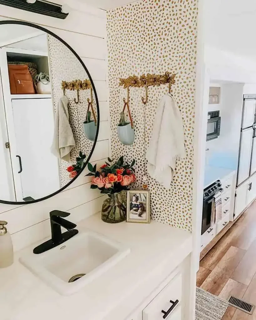 21 Beautiful Small Camper Bathroom Remodel Ideas to Inspire Your Space smallhometours.com 8