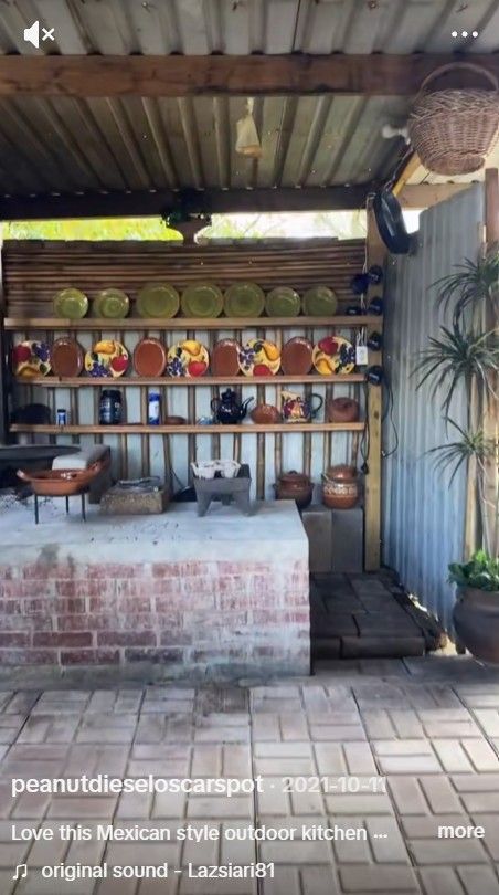 28 Rustic Mexican Outdoor Kitchen Decor Ideas with Beautiful Spanish Hacienda Design smallhometours.com 8