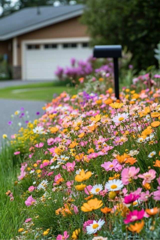 35 Beautiful Front Yard Landscaping Ideas For Spring That Feels Inviting and Full of Life smallhometours.com 11