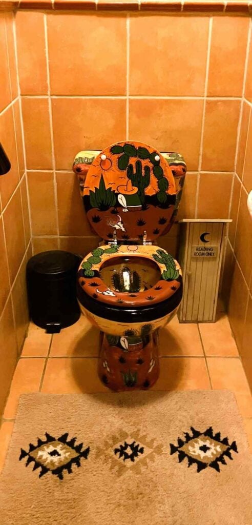 20 Intricate Mexican Toilet Designs Featuring Hand Painted Seats and Talavera Ceramic You Need to See smallhometours.com 1