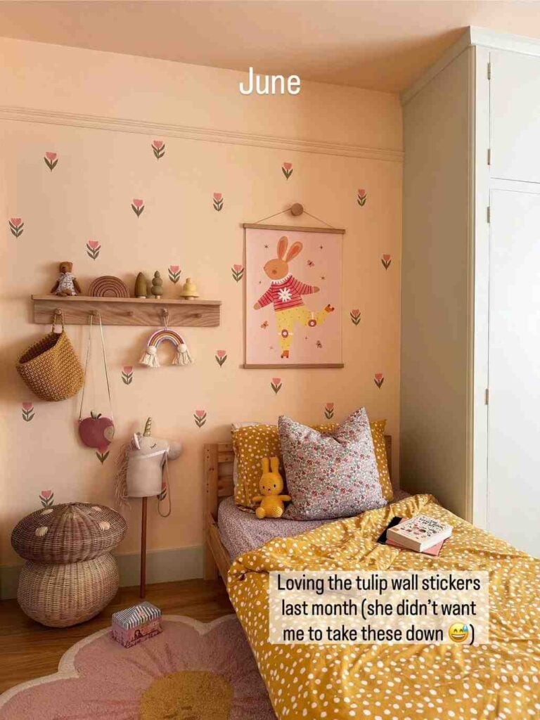 12 Above Bed Decor Ideas for Kids Bedrooms smallhometours.com 8