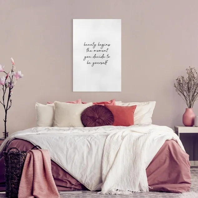 12 Pink Above Bed Decor Ideas to Instantly Elevate Your Bedroom smallhometours.com 15
