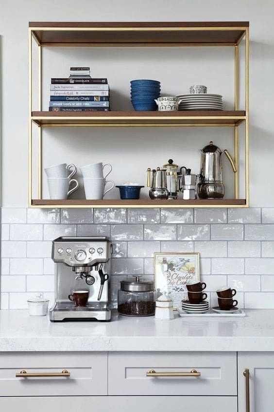 40 Coffee Bar Ideas for Small Spaces Stylish Space Saving Setups smallhometours.com 14