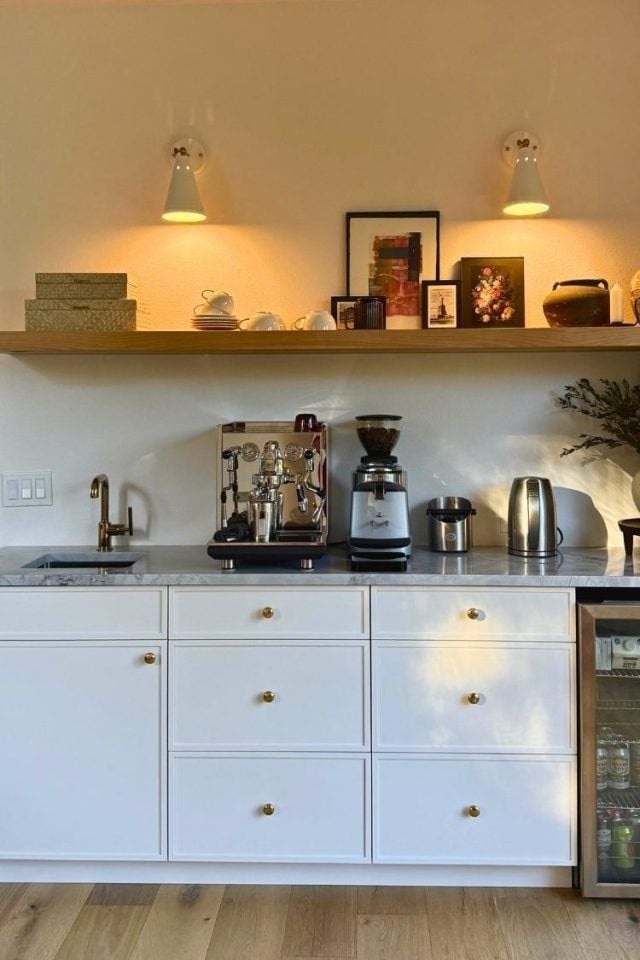 40 Coffee Bar Ideas for Small Spaces Stylish Space Saving Setups smallhometours.com 28 6