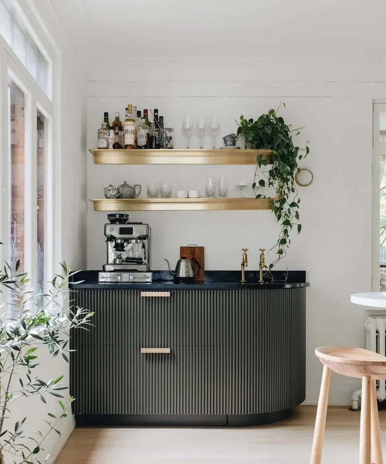 40 Coffee Bar Ideas for Small Spaces Stylish Space Saving Setups smallhometours.com 3