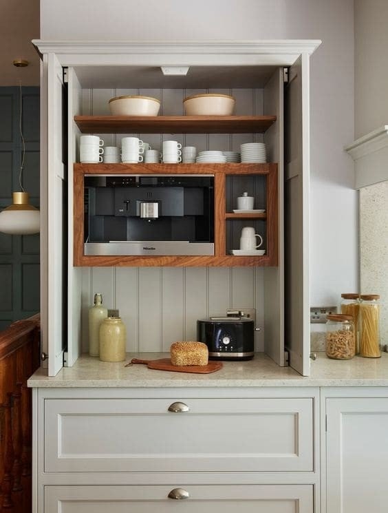 40 Coffee Bar Ideas for Small Spaces Stylish Space Saving Setups smallhometours.com