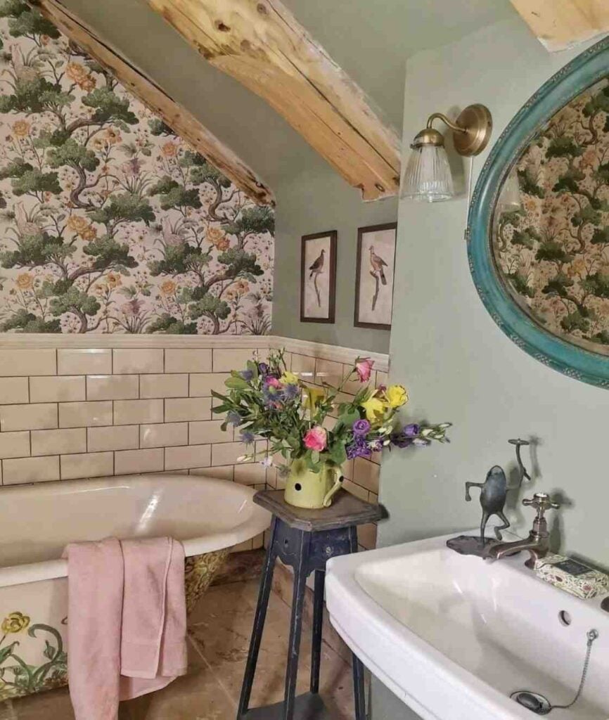 The Imrich Lodge in the Scottish Highlands Inside a Hand Built Log Home Where Craftsmanship Meets Color smallhometours.com 10