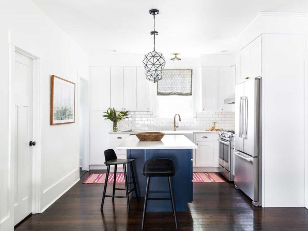 12 L Shaped Kitchen with Island Layout Ideas smallhometours.com 19