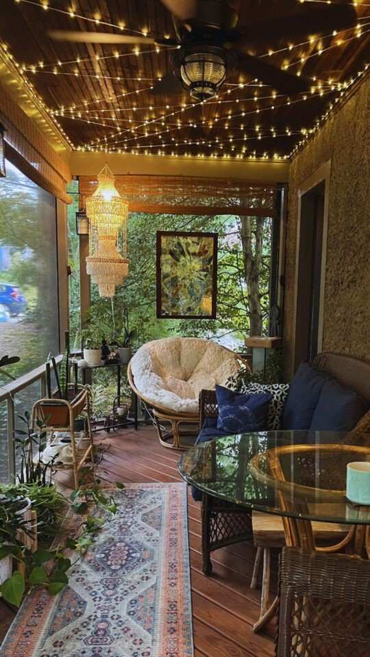 22 Boho Front Porch Ideas Create a Relaxed Free Spirited Welcome smallhometours.com 9