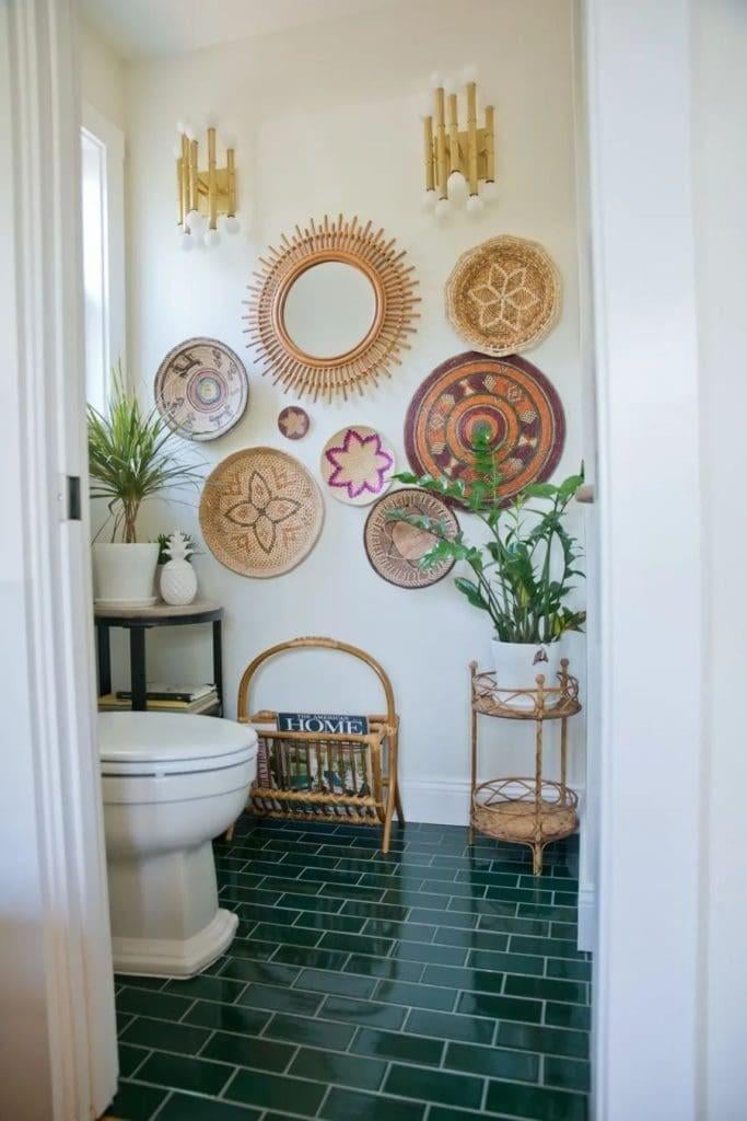 24 Boho Bathroom Ideas Create a Relaxed Soulful Space Youll Love smallhometours.com 4