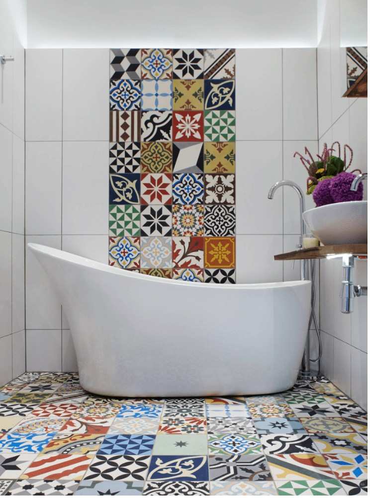 24 Boho Bathroom Ideas Create a Relaxed Soulful Space Youll Love smallhometours.com 8